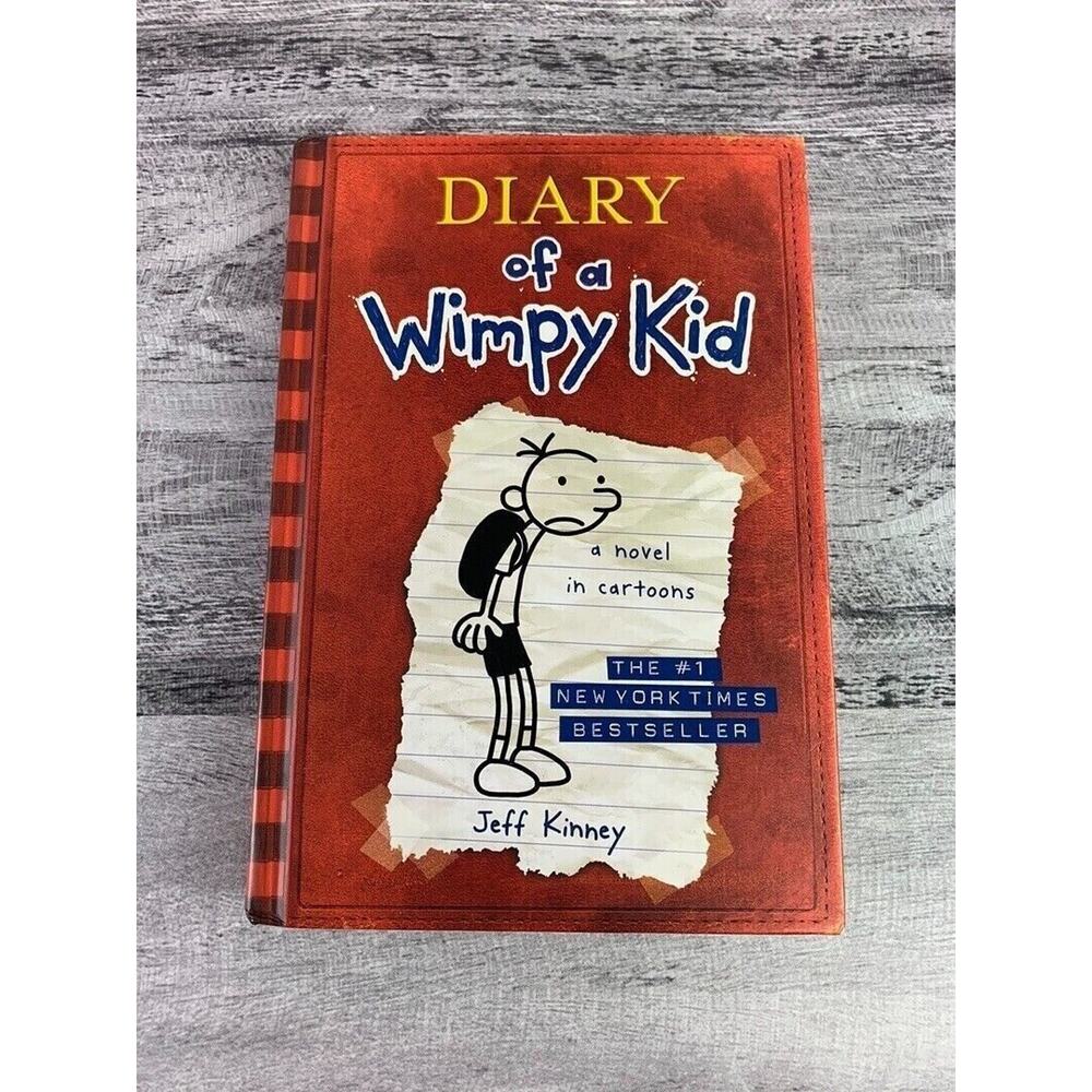 "Diary Of A Wimpy Kid" Hardcover By Jeff Kinney